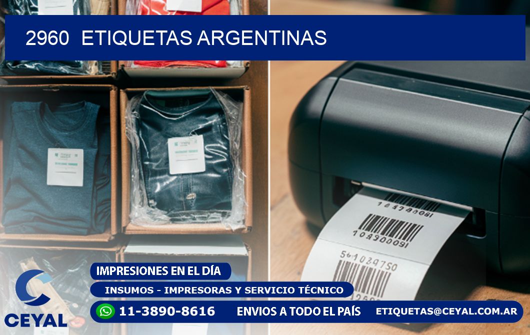 2960  ETIQUETAS ARGENTINAS