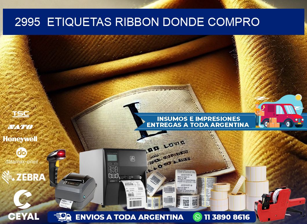 2995  ETIQUETAS RIBBON DONDE COMPRO