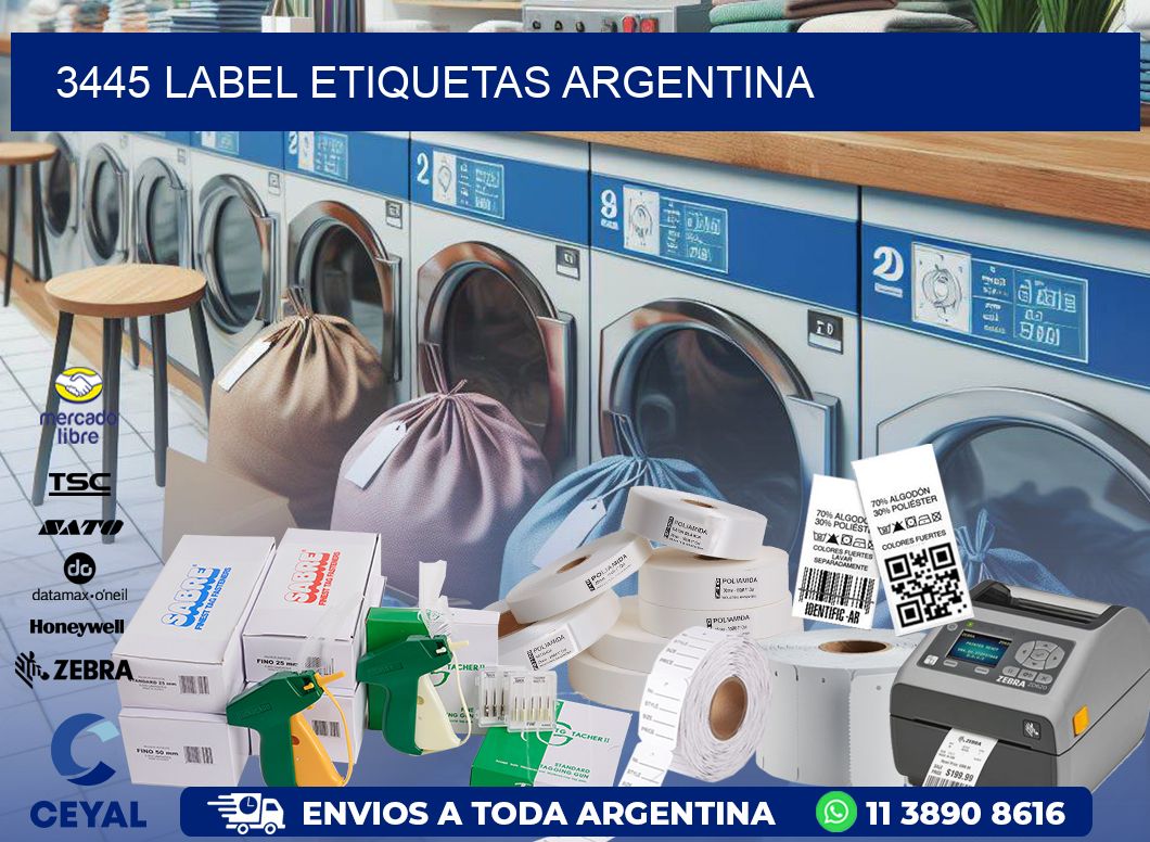 3445 LABEL ETIQUETAS ARGENTINA