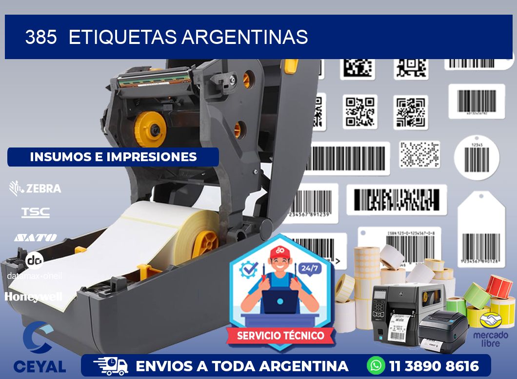 385  ETIQUETAS ARGENTINAS