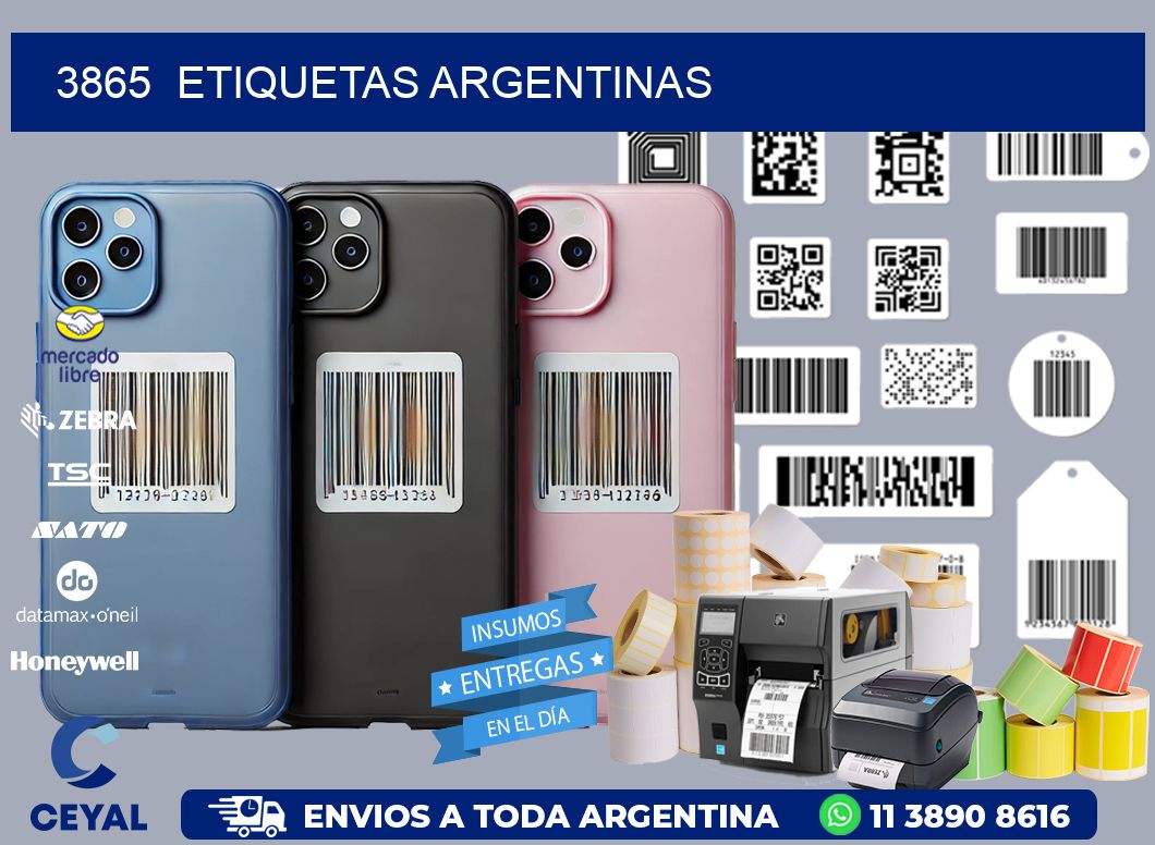 3865  ETIQUETAS ARGENTINAS