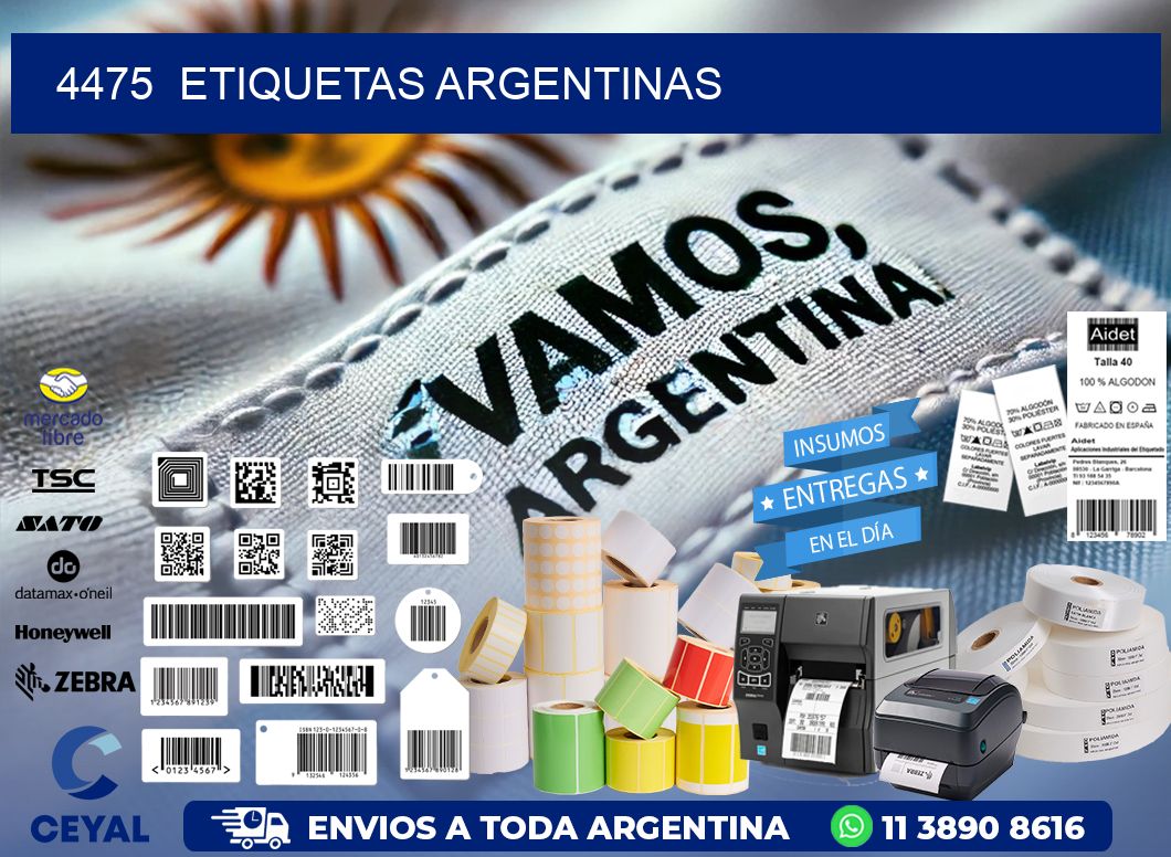4475  ETIQUETAS ARGENTINAS