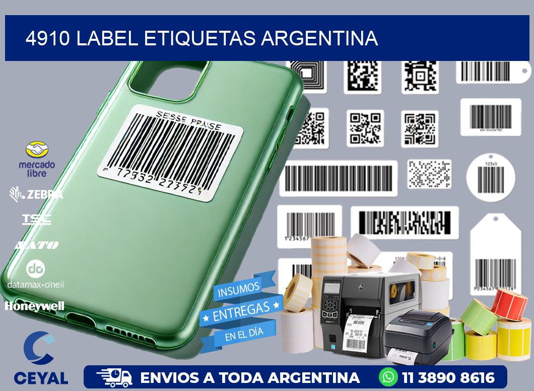 4910 LABEL ETIQUETAS ARGENTINA