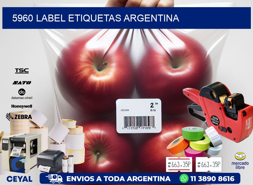 5960 LABEL ETIQUETAS ARGENTINA