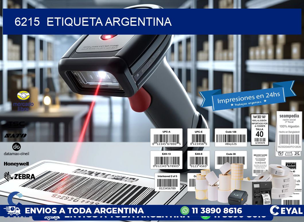 6215  ETIQUETA ARGENTINA