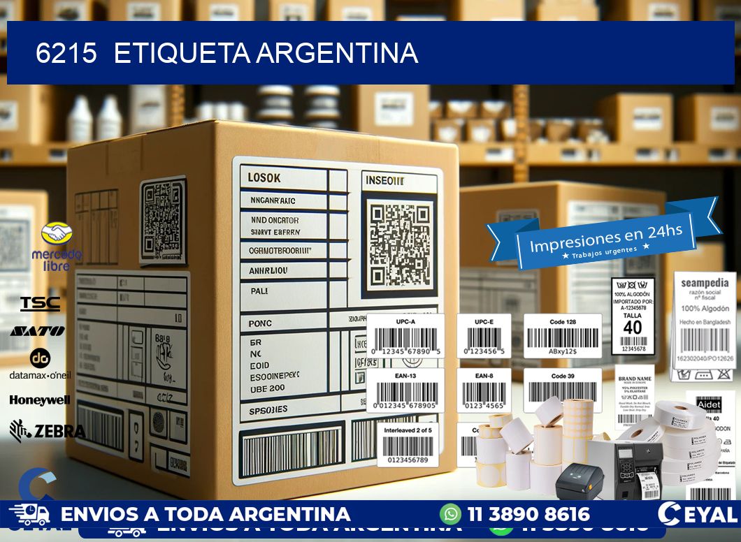 6215  ETIQUETA ARGENTINA