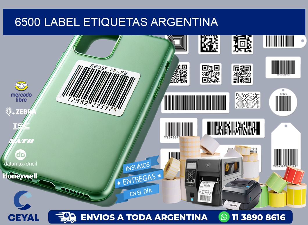 6500 LABEL ETIQUETAS ARGENTINA