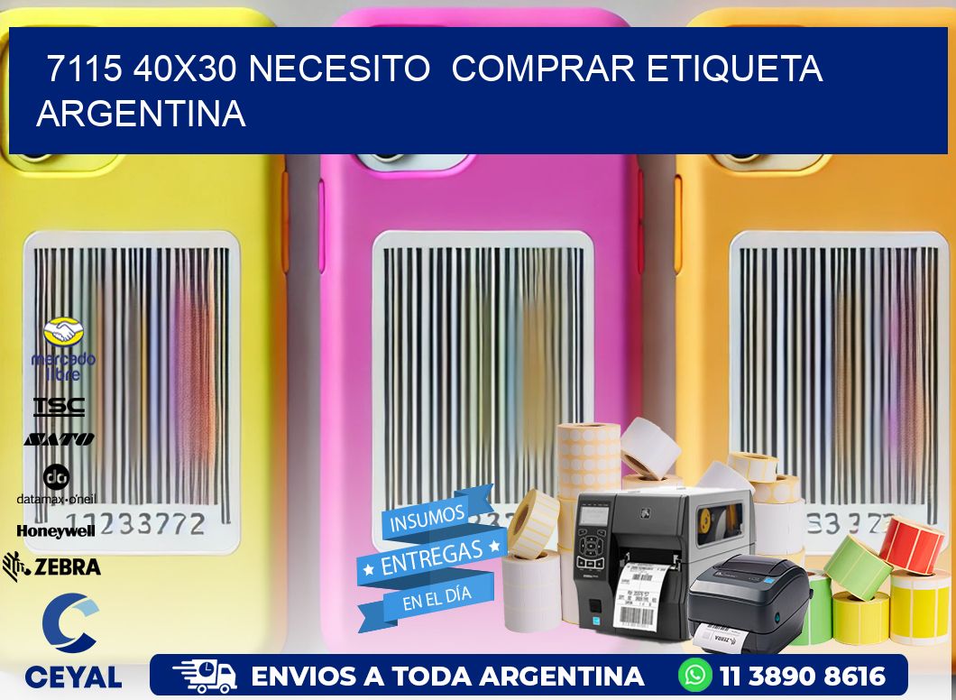 7115 40X30 NECESITO  COMPRAR ETIQUETA ARGENTINA