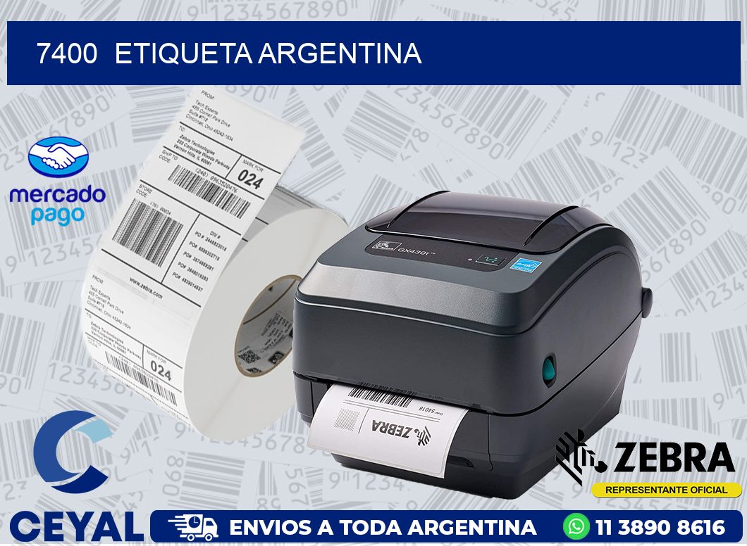 7400  ETIQUETA ARGENTINA