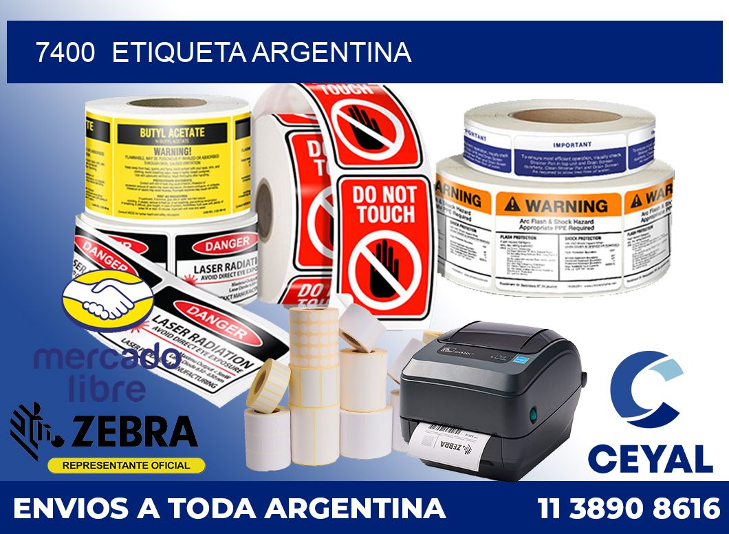 7400  ETIQUETA ARGENTINA