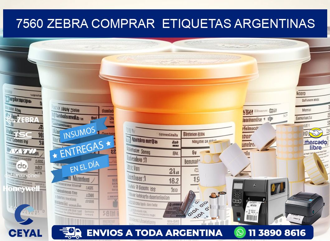 7560 ZEBRA COMPRAR  ETIQUETAS ARGENTINAS