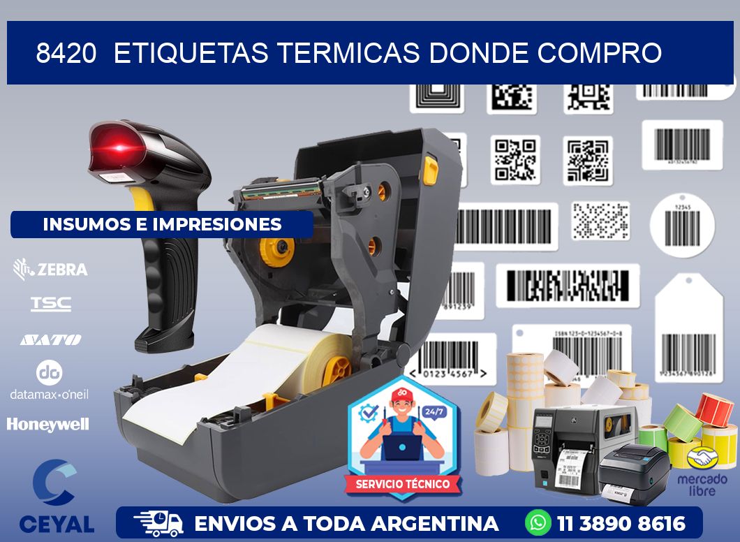 8420  ETIQUETAS TERMICAS DONDE COMPRO