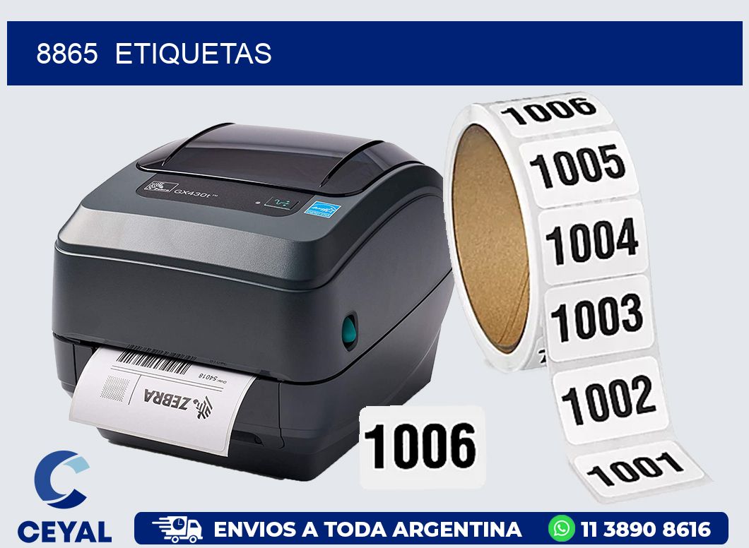 8865  ETIQUETAS