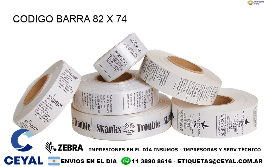 CODIGO BARRA 82 x 74