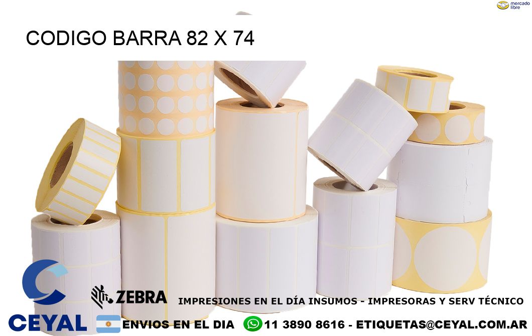 CODIGO BARRA 82 x 74