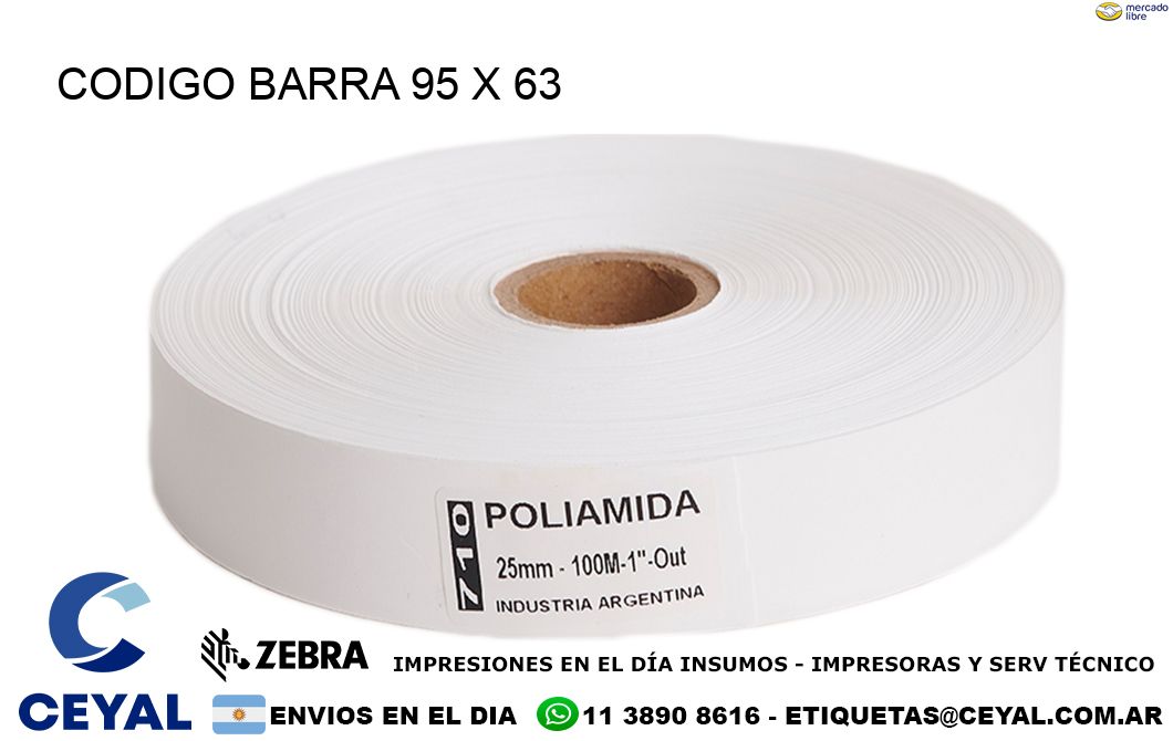 CODIGO BARRA 95 x 63