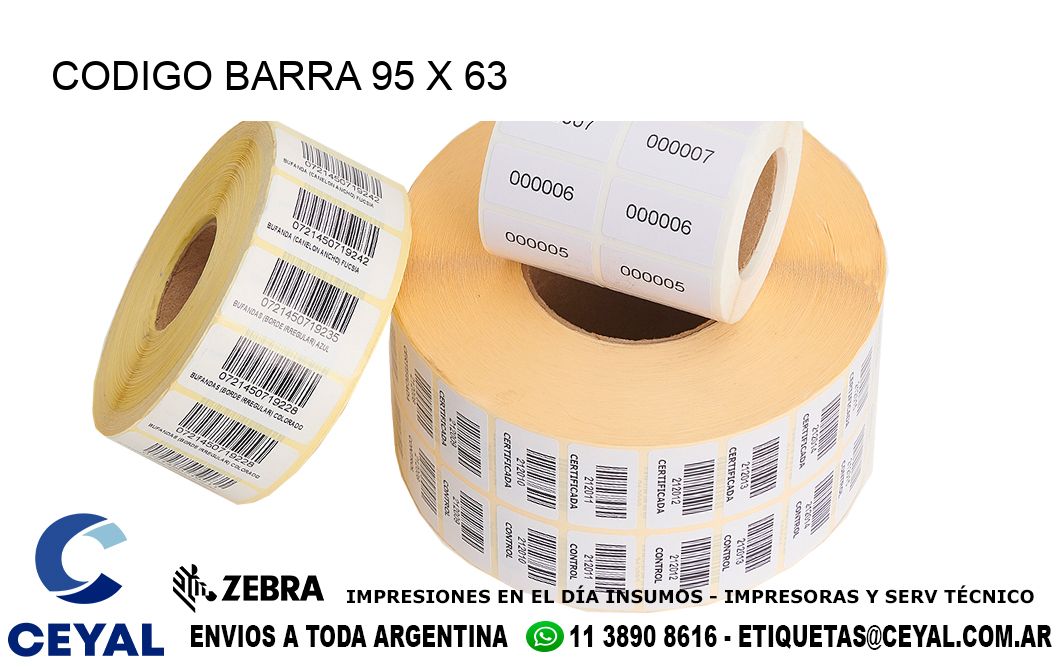 CODIGO BARRA 95 x 63