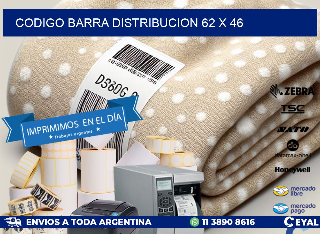 CODIGO BARRA DISTRIBUCION 62 x 46