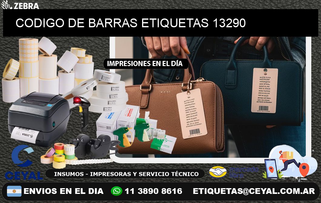 CODIGO DE BARRAS ETIQUETAS 13290