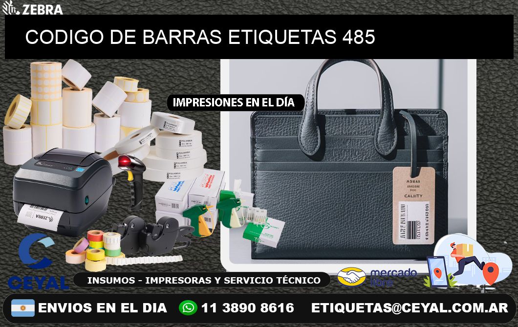 CODIGO DE BARRAS ETIQUETAS 485