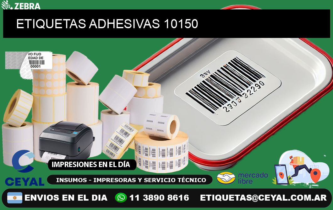 ETIQUETAS ADHESIVAS 10150