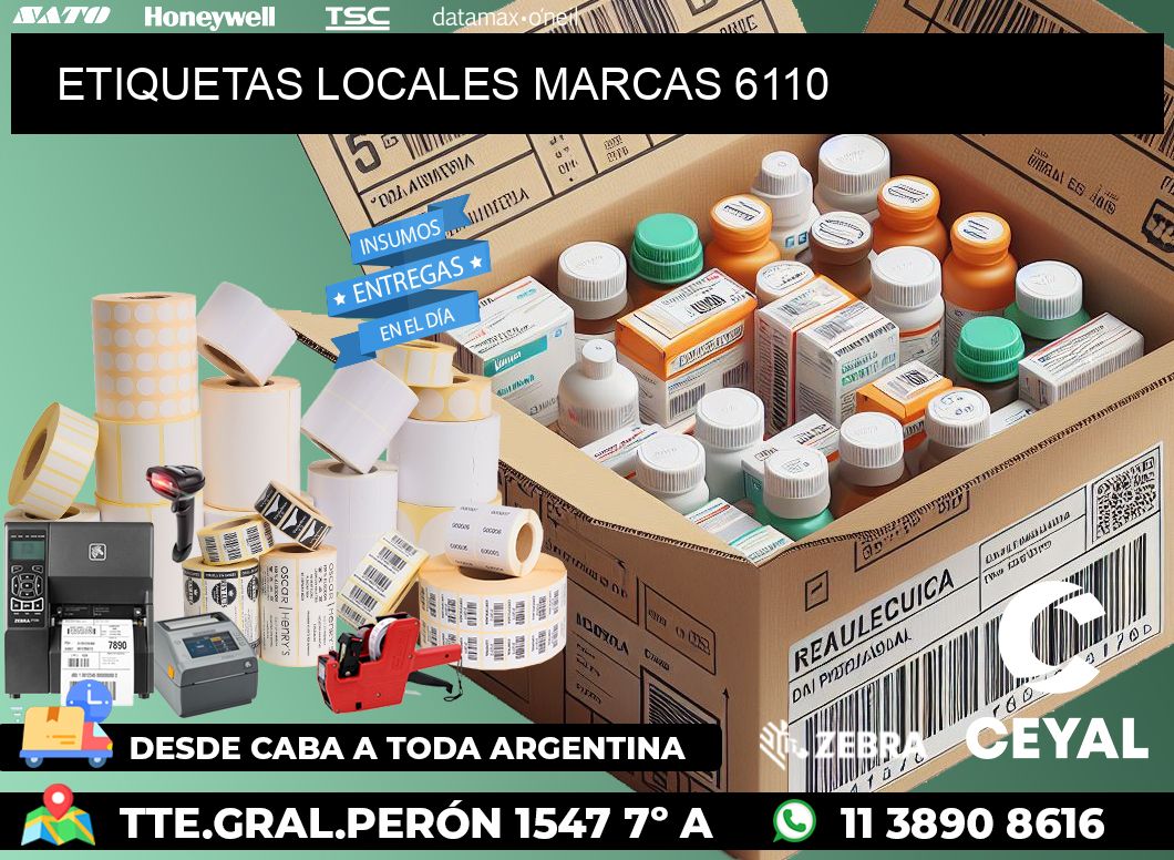 ETIQUETAS LOCALES MARCAS 6110