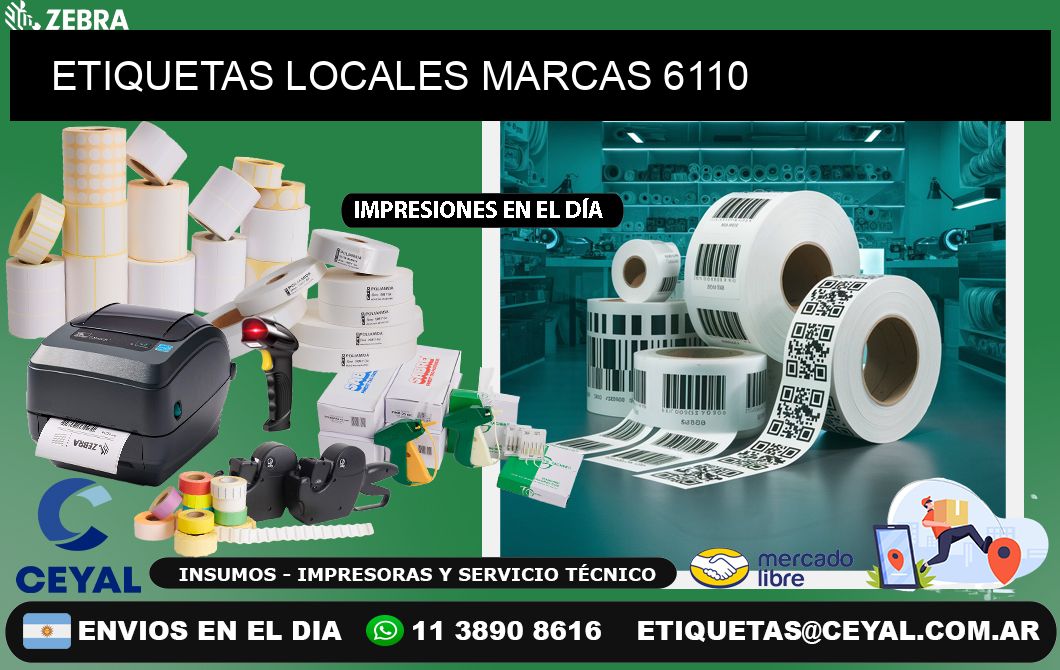 ETIQUETAS LOCALES MARCAS 6110