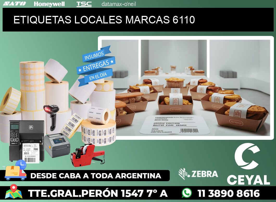 ETIQUETAS LOCALES MARCAS 6110