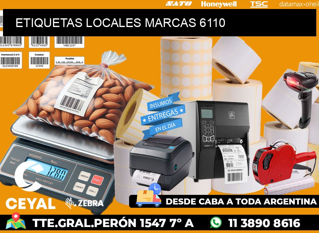 ETIQUETAS LOCALES MARCAS 6110