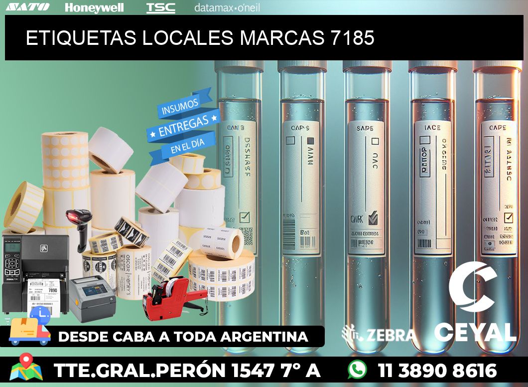 ETIQUETAS LOCALES MARCAS 7185