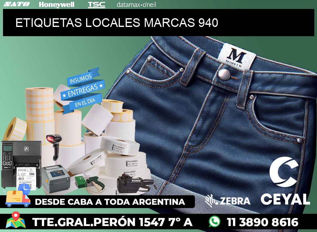 ETIQUETAS LOCALES MARCAS 940