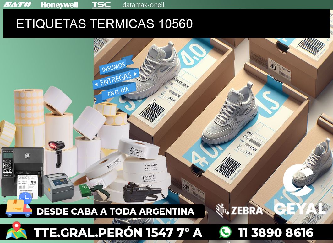 ETIQUETAS TERMICAS 10560