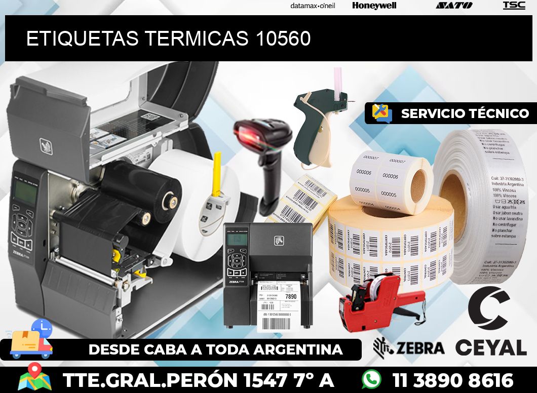 ETIQUETAS TERMICAS 10560