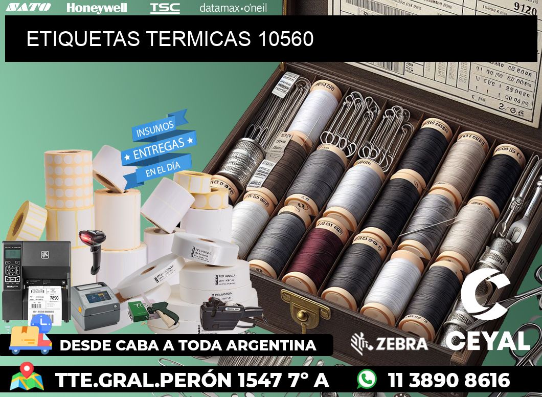 ETIQUETAS TERMICAS 10560