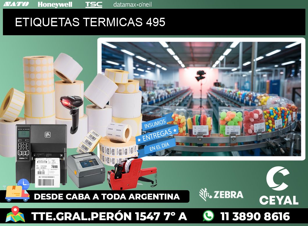 ETIQUETAS TERMICAS 495