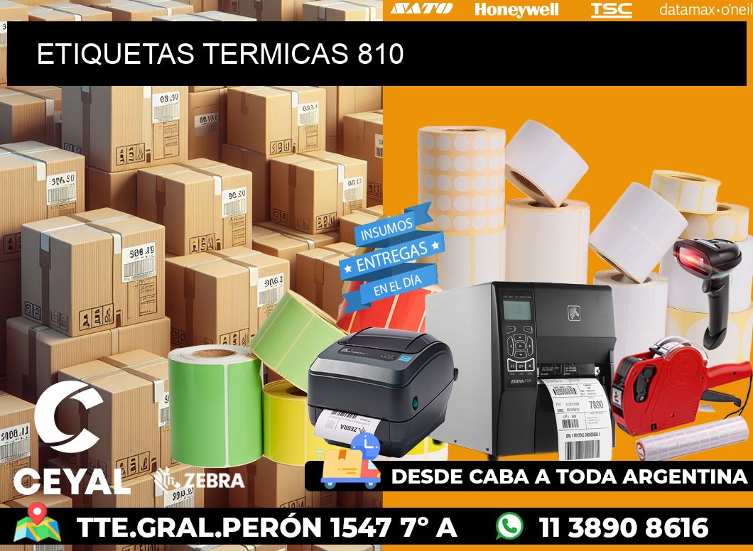 ETIQUETAS TERMICAS 810