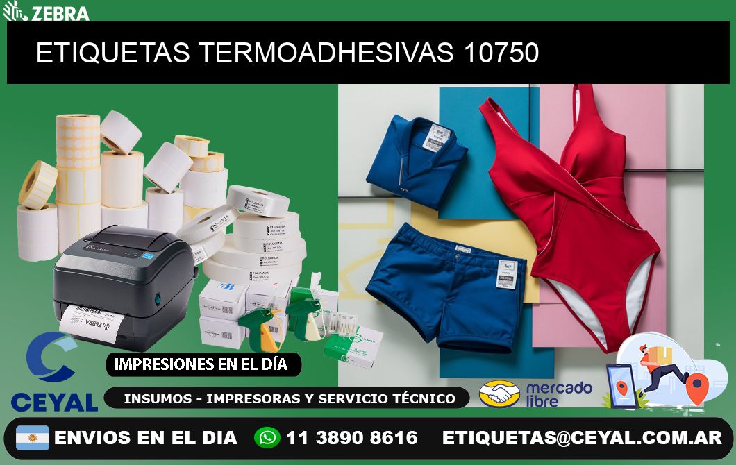 ETIQUETAS TERMOADHESIVAS 10750