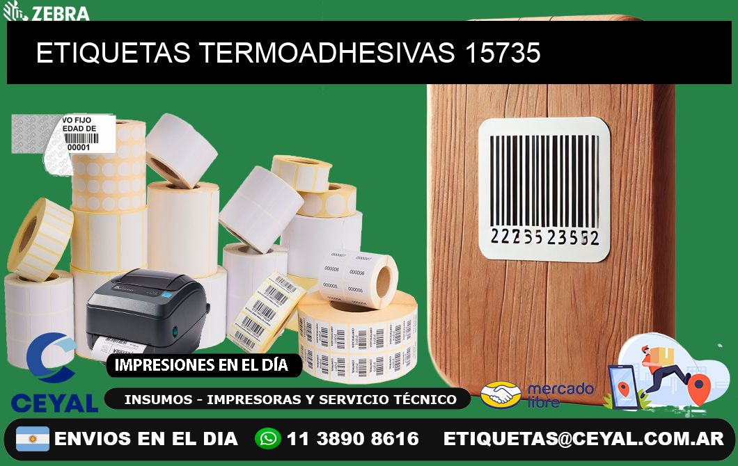 ETIQUETAS TERMOADHESIVAS 15735