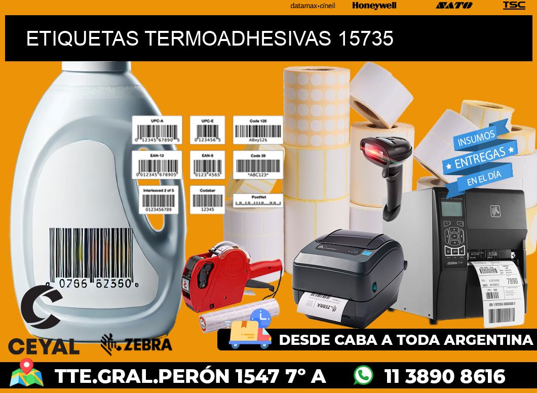 ETIQUETAS TERMOADHESIVAS 15735