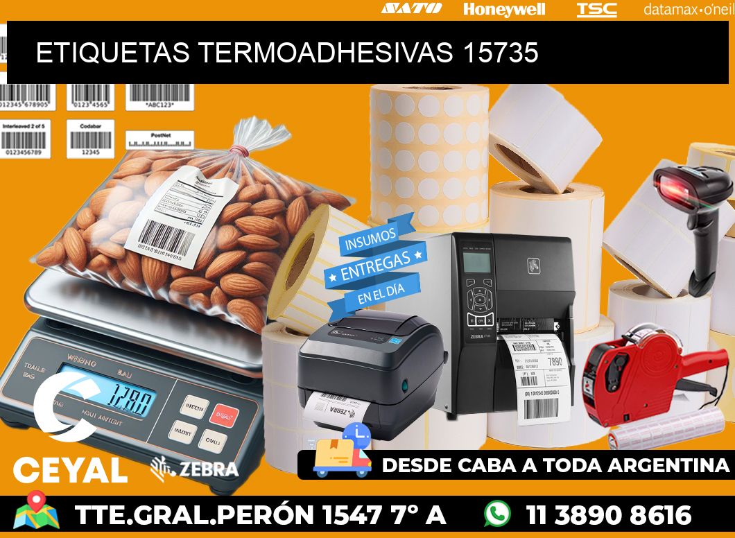 ETIQUETAS TERMOADHESIVAS 15735