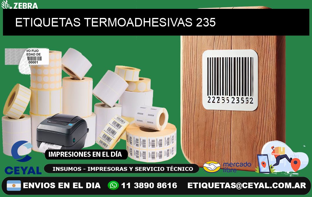 ETIQUETAS TERMOADHESIVAS 235