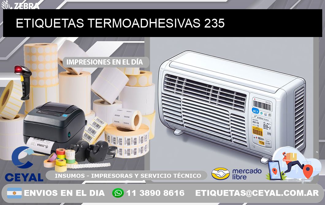 ETIQUETAS TERMOADHESIVAS 235