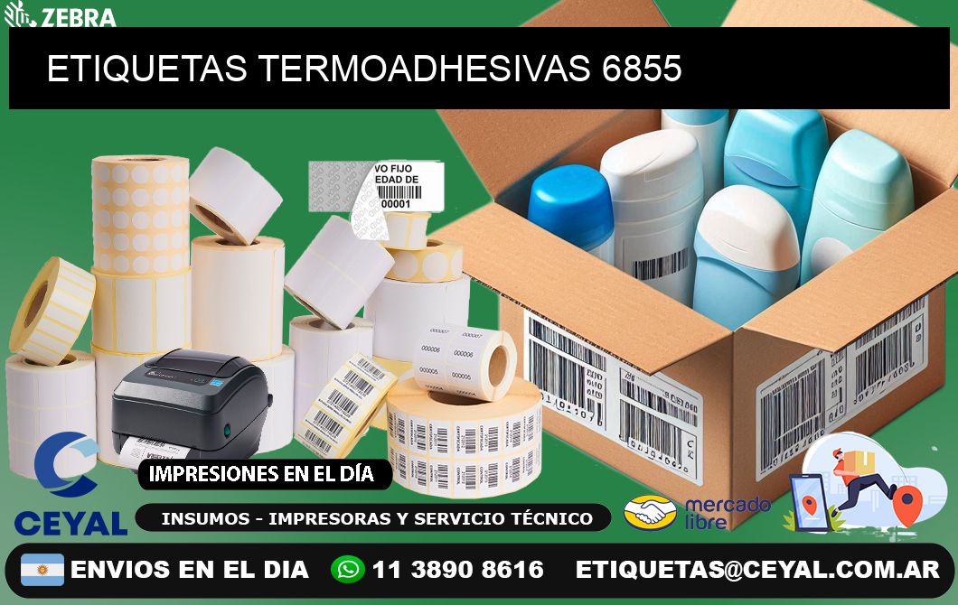 ETIQUETAS TERMOADHESIVAS 6855