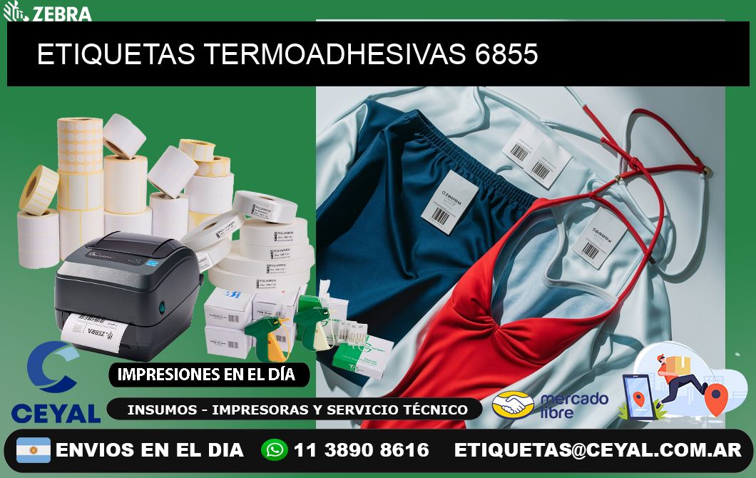 ETIQUETAS TERMOADHESIVAS 6855