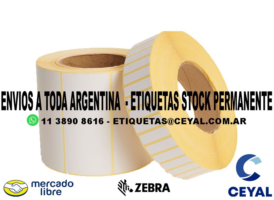 ETIQUETAS TEXTILES TROQUELADAS 40 x 67