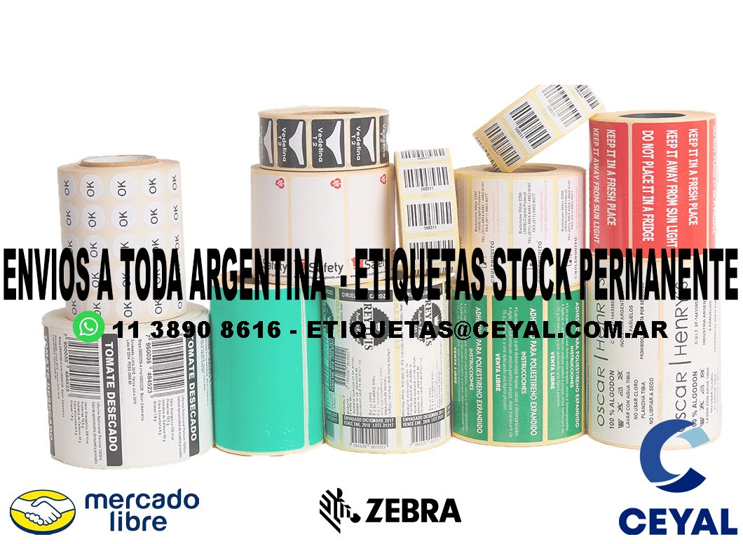 ETIQUETAS TEXTILES TROQUELADAS 94 x 25