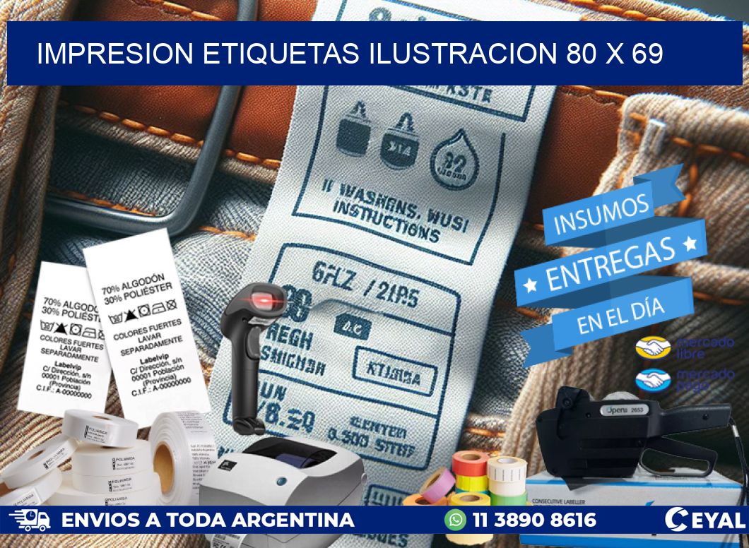 IMPRESION ETIQUETAS ILUSTRACION 80 x 69