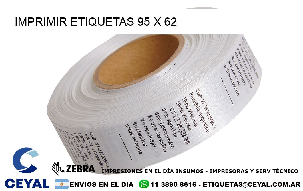 IMPRIMIR ETIQUETAS 95 x 62