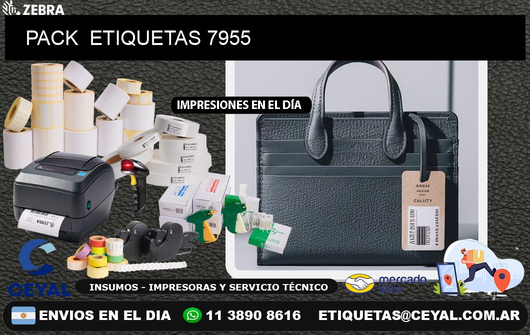 PACK  ETIQUETAS 7955