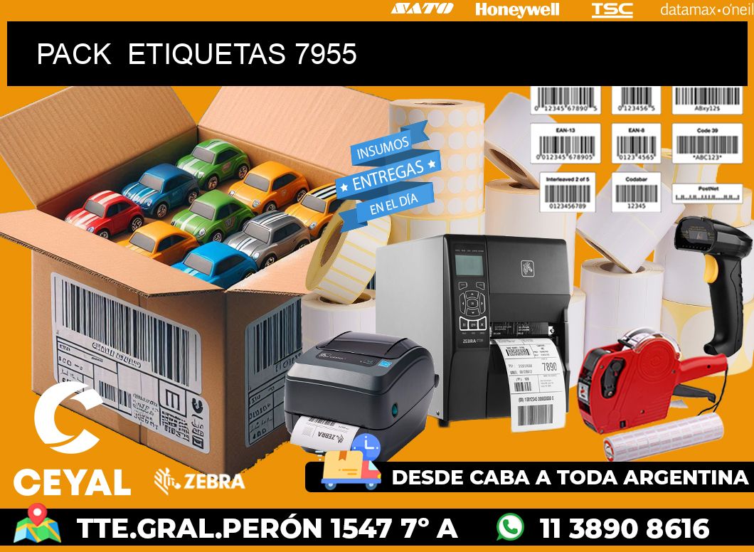 PACK  ETIQUETAS 7955